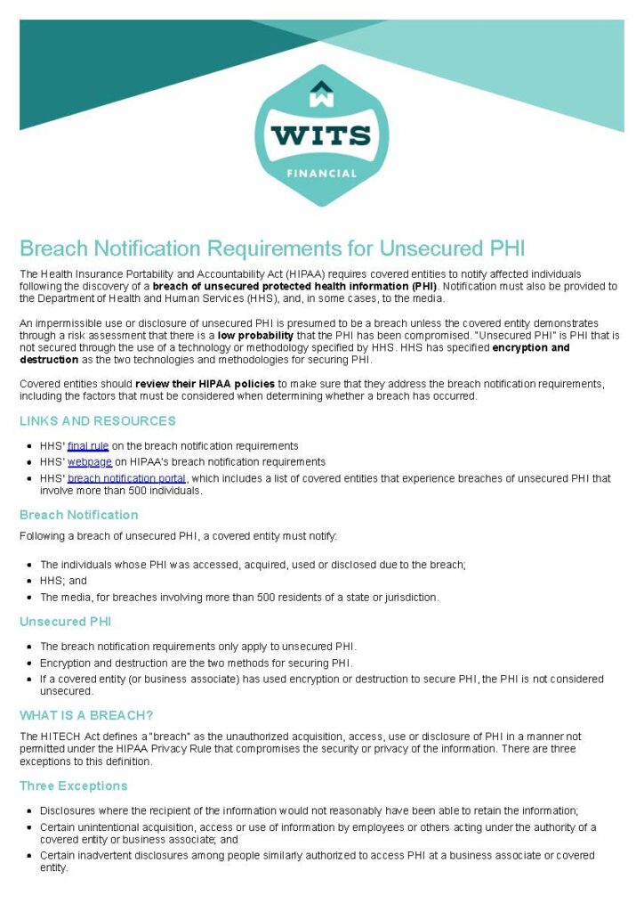 Breach Notification Requirements for Unsecured PHI_Page_1