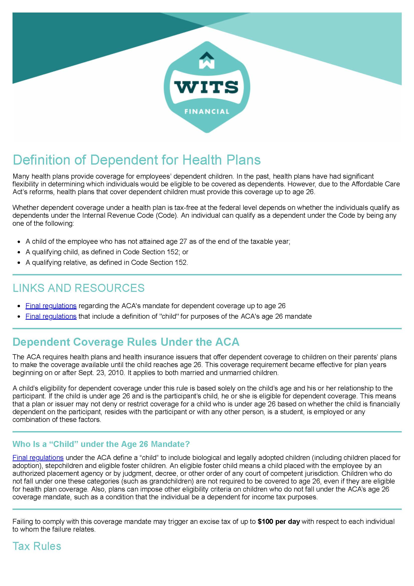 Definition of Dependent For Health Plans_Page_1