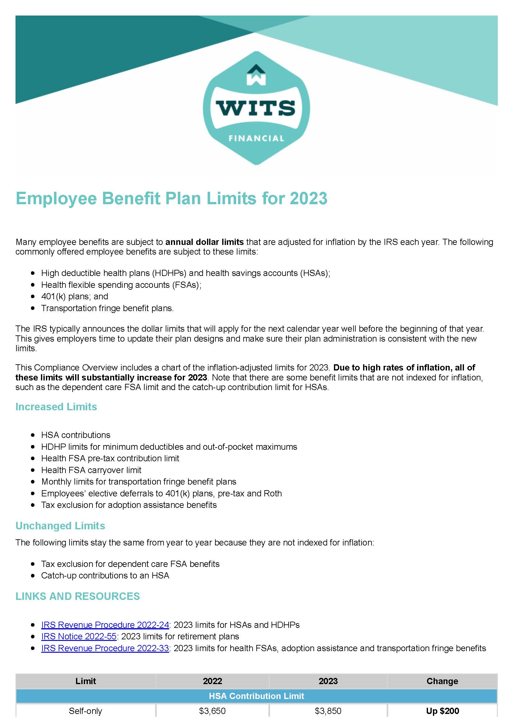 Employee Benefit Plan Limits for 2023_Page_1