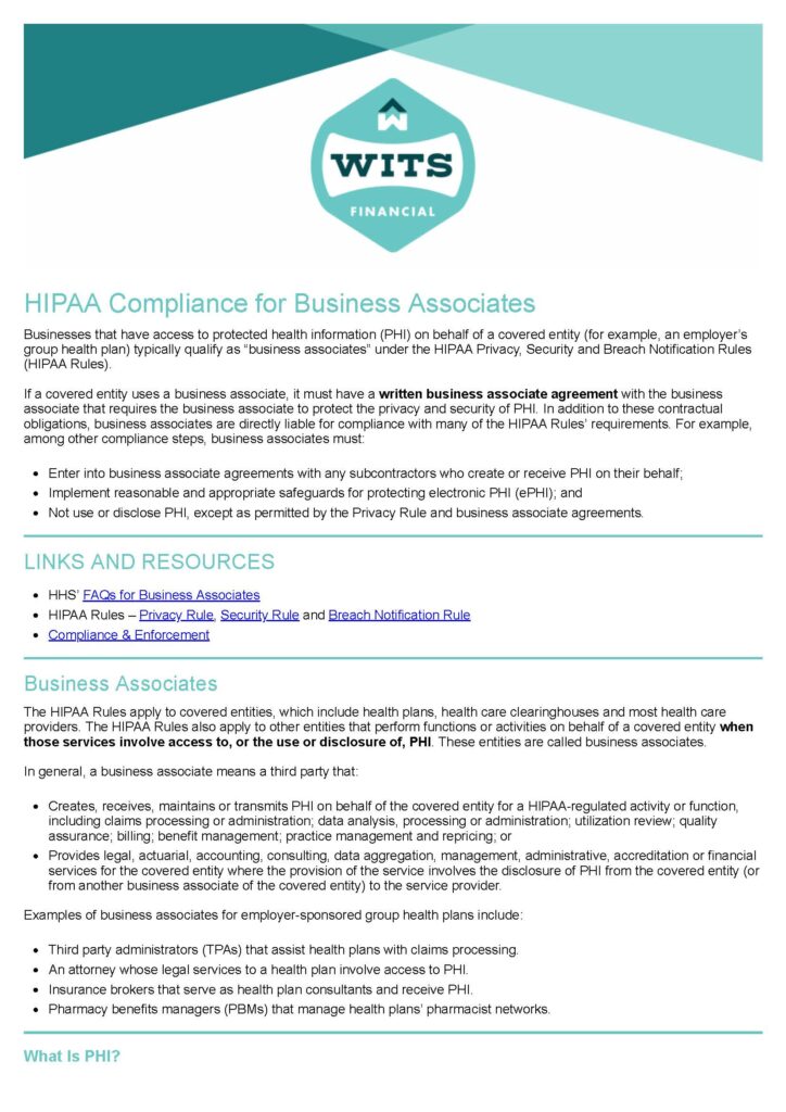 HIPAA Compliance for Business Associates_Page_1