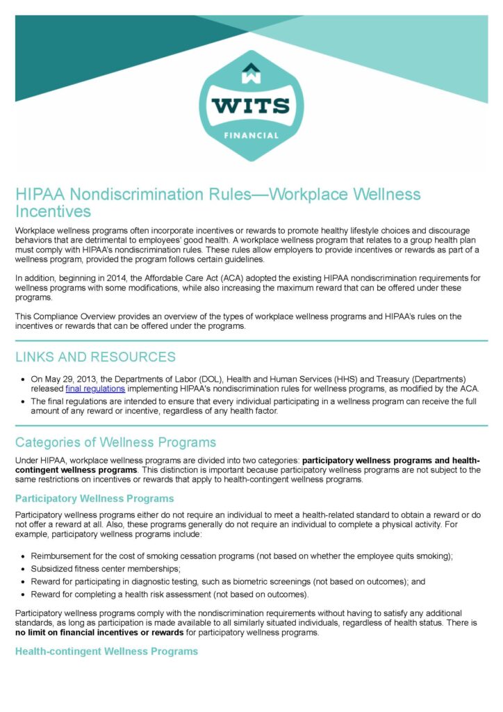 HIPAA Nondiscrimination Rules_ Workplace Wellness Incentives_Page_1