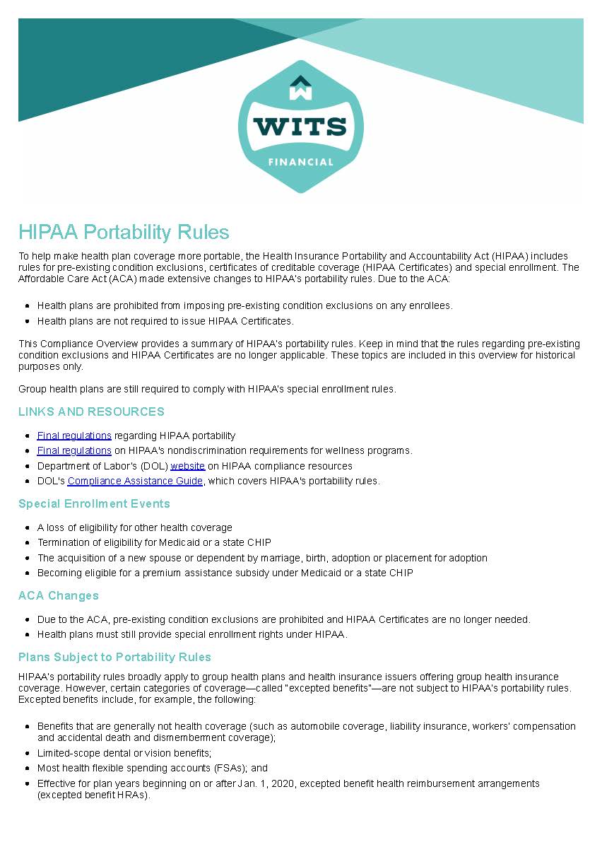 HIPAA Portability Rules_Page_1