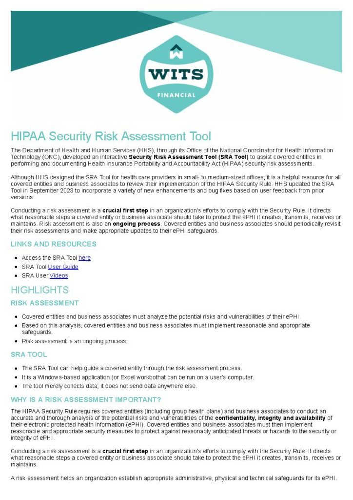 HIPAA Security Risk Assessment Tool_Page_1