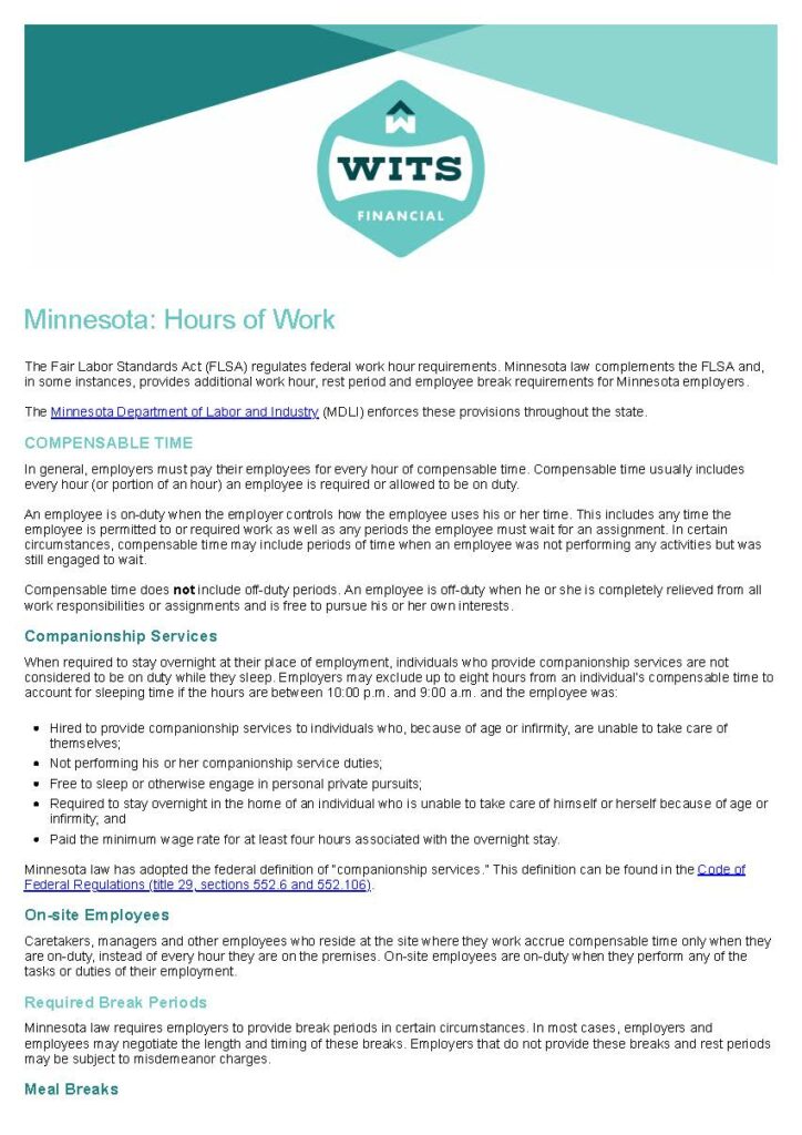 Minnesota Work Hour Laws_Page_1