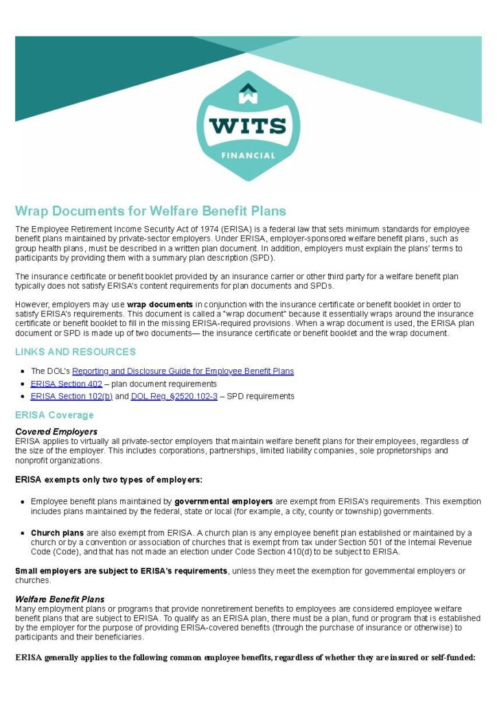 Wrap Documents for Welfare Benefit Plans_Page_1